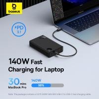 ราคา Baseus Adaman Power Bank 24000mAh 140W Digital Display Fast Charge Cluster Black With Superior Series Fast Charging Data Cable Type C to Type C 240W 48V 5A 1m Black (20891186385)