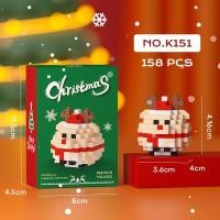 ราคา 3D ต้นเพนกวินซานต้ามนุษย์หิมะกวางคริสต์มาสบล็อกตัวต่อเล็กน่ารักตกแต่งโต๊ะเอนกประสงค์น่ารักของเล่นการศึกษาบล็อกอิฐที่ประกอบของเล่นตกแต่งโต๊ะของขวัญคริสต์มาส (20811424705)