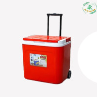 ราคา กระติกล้อลาก Denki กระติกน้ำแข็งเด็นกิ มีล้อลากขนาด 30 ลิตร ถังน้ำแข็ง เก็บอุณหภูมิได้ที่ 20 ถึง 120 เซลเซียส ความจุ 30 ลิตร (20512450719)