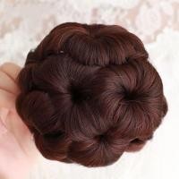 ราคา KUIBIW วิกผมมัดได้ถักเปียได้ วิคผมทรงตะกร้อ โดนัทดอกไม้ วินเทจ ทันสมัยและทันสมัย สังเคราะห์สังเคราะห์สังเคราะห์ มัดเล็กๆ ผมเก้าดอก ผมหางม้าสำหรับต่อ สำหรับผู้หญิง คลิปโดนัท ไฟเบอร์อุณหภูมิสูง มวยหยิก 