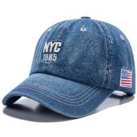 ราคา New Fashion NYC Denim Baseball Cap Men Women Letter Embroidery Snapback Hat Casquette Summer Sports USA Hip Hop Caps Sun Hats (12028332016)
