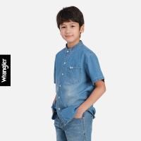 ราคา WRANGLER KIDS เสื้อเชิ้ตแขนสั้นเด็กผู้ชาย คอลเลคชั่น LIGHT DENIM SUMMER ทรง SEASONAL รุ่น WK S123BSHSN03 แรงเลอร์ เสื้อเชิ้ตแขนสั้น เสื้อผ้า เสื้อผ้าเด็กผู้ชาย (17963642914)