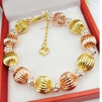 ราคา K312 สร้อยข้อมือสามกษัตริย์ ลายมูนคัท งานนำเข้า12มิล ยาว 7 5 นิ้ว ฟรีไซส์ปรับขนาดได้ (20861815823)