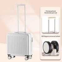ราคา กระเป๋าเดินทางขึ้นเครื่องบินได้ กระเป๋าเดินทาง 18 นิ้ว กระเป๋าเดินทางล้อลาก เปิดด้านหน้า (21067523581)