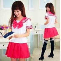 ราคา CP141 ชุดนักเรียนหญิง ชุดนักเรียนญี่ปุ่น ชุดนักเรียน ชุดนักศึกษา คอสเพลย์ Dress for Japanese Student Uniform Suit Japan Costume Party Cosplay Fancy Outfit (2264448826)
