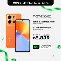 ราคา New Infinix NOTE 30 SERIES 4G 5G 8 128 8 256 120Hz FHD 6 78 screen 5000mAh Battery 45W (21215152641)