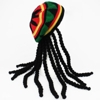 ราคา Bob Marley หมวกเรกเก้จาเมกาหมวกทรงหลวมวิกหมวกบีนนี่สไตล์ราสต้า (19245650239)