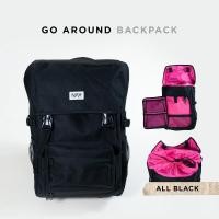 ราคา NAK Go Around Backpack กระเป๋าเป้ Laptop พร้อมช่องอเนกประสงค์ สี All Black (20809520465)