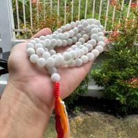 ราคา ประคำหยกขาว หยกขาว Jadeite กลม 10 มิล หยกขาว ช่วงนี้หายาก มากครับ ประคำ108 หยกขาว นำพาสิริมงคล โชคลาภ วาสนา ดี (20451474807)