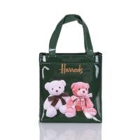 ราคา HOT Harrods กระเป๋าช้อปปิ้ง PVC กันน้ําลายแมวและดอกไม้ (19730778700)