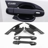 ราคา Xuming สำหรับ Toyota C Hr คาร์บอนไฟเบอร์รูปแบบที่จับประตูรถฝาครอบ Chr ที่จับประตูรถ Beauty Trim (8482157103)