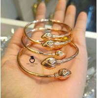 ราคา กำไลทองแฟชั่น b90 กำไลทองไมครอน หนัก 1 บาท กำไลเพชร กำไลรุ่นบีบ กำไลทองไมครอน กำไลสวยๆ กำไลแฟชั่น กำไลทองชุบ กำไล (21004975932)