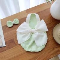 ราคา DY Loving เสื้อผ้าสุนัขสไตล์เกาหลีเสื้อเชิ๊ตปอมเมอเรเนียนผ้าเย็นมีโบว์สีขาวขนาดใหญ่สำหรับฤดูร้อน (18490002109)