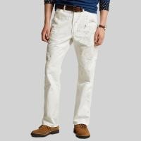 ราคา Sale Polo Ralph Lauren กางเกงยีนส์ผู้ชาย Jeans Relaxed Fit Painted Carpenter Jean รุ่น MNPODNM10920231 สีขาว (20730260680)