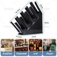 ราคา TurSpid ส่งของจากไทย 4 ช่อง ที่วางแก้วกระดาษแบบใช้แล้วทิ้ง ช่องใส่แก้ว ที่วางแก้วร้านกาแฟ กล่องใส่แก้วกาแฟ ที่ใส่แก้วกาแฟ ชั้นวางแก้วกาแฟ ที่ใส่แก้วร้านกาแฟ ช่องวางแก้ว เอียง พลาสติก สีดำ หนาพิเศษ (21
