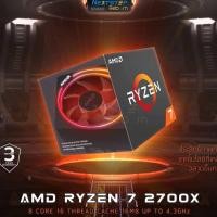 ราคา CPU ซีพียู AM4 AMD RYZEN 7 2700X 3 7 GHz 8C 16T ของใหม่ ประกัน 3 ปี (10365732018)