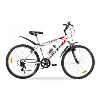 ราคา จักรยานเสือภูเขา จักรยานเทอร์โบ MTB TURBO BICYCLE รุ่น 26 EX 100 SHIMANO 6 SPEED จัดส่งเป็นกล่อง ประกอบแล้ว 85 (20543599263)