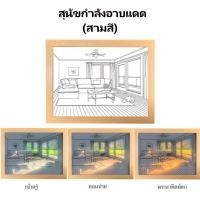 ราคา ภาพวาดแสงแดด ภาพวาดแสง ไฟกลางคืน ไฟ LED ตกแต่ง ตกแต่ง ภาพจิตรกรรมฝาผนัง โคมไฟ แบบชาร์จไฟได้ แสงบรรยากาศ ส่องสว่าง กรอบรูป โคมไฟวาดภาพ (19743955296)