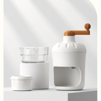 ราคา เครื่องทำน้ำแข็งไส เครื่องทำน้ำแข็งไสขนาดเล็กในครัวเรือน เครื่องบดน้ำแข็งปั่นมือหมุน เครื่องทำน้ำแข็งโกนหนวดมือ เครื่องผสมน้ำแข (19515850719)