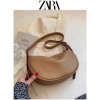 ราคา ZARAˉ กระเป๋าแฟชั่นสะพายไหล่ลำลองสำหรับผู้หญิง2023กระเป๋าสะพายข้างอเนกประสงค์กระเป๋าทรงเกี๊ยวไฮเอนด์กระเป๋าเล็ก UNIQLO MIZUNO FL PG (20682025570)