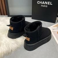 ราคา LAL Tube ความสูง9 5ซม UGG รองเท้าบูทหิมะเดียวกัน ผู้หญิงพื้นหนาขนเสื้อนอกรวมขนแกะหนา Sepatu BOOT Pendek (21141703146)