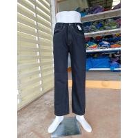 ราคา กางเกงยีนส์ขายาว ผู้ชาย สีดำ เอว 24 40นิ้ว ขากระบอก (20589192370)