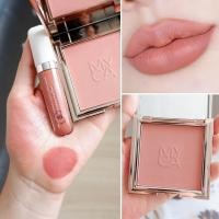 ราคา เซ็ตคู่ สุดฮิต ลิปสติก ไมก้า Duo Set Myca Madmatte บลัชออน ไมก้า Myca Cheeknature (17550933772)