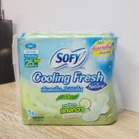 ราคา SOFY Cooling Fresh Natural โซฟี ผ้าอนามัย สารสกัดจากแตงกวา มีปีก 23 ซม (20963905055)