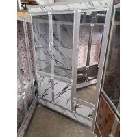 ราคา ส่งฟรี ตู้เสื้อผ้าโครงเหล็กหุ้มอลูมิเนียม 120 CM (19993273486)