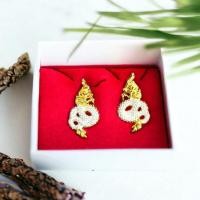 ราคา ตุ้มหู พญานาค ต่างหูพญานาค นำพาความสำเร็จ ความร่ำรวย ของพระศิวะ พระแม่อุมา (20865361974)