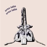 ราคา Wyllabrand กระเป๋าผ้าพลีท Oreo Latte jumbo dumpling (15521224822)