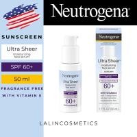ราคา เซรั่มกันแดด Neutrogena Ultra Sheer Moisturizing Serum Vitamin E SPF 60 50 ml (20881100551)