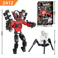 ราคา ตัวต่อ Skibidi Toilet มีหลายแบบให้เลือก Speaker Man Camera Man TV Man แบบกล่องเดียว และแบบชุด 4 8 กล่อง เก็บเงินปลายทางได้ (21081716275)