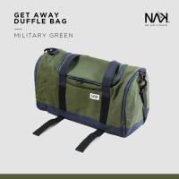 ราคา NAK Get Away Duffle กระเป๋าสะพายข้างผ้าแคนวาสเคลือบกันน้ำ สีเขียว (20803324638)