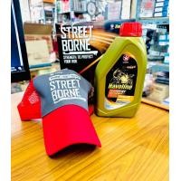 ราคา CALTEX น้ำมันเครื่องมอเตอร์ไซค์ Havoline SEMI Synthetic 10W 30 กึ่งสังเคราะห์ 0 8 ลิตร แถมหมวก (20331028673)