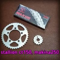 ราคา โซ่สเตอ สำหรับรถ stallion ct150 makina250 สำหรับรุ่นสเตอหลัง5รู (5428452716)