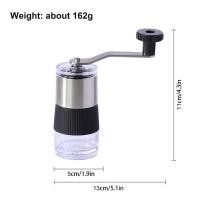 ราคา จัดส่งเร็ว มือหมุนเครื่องบดแบบพกพา Penggiling Kopi ธรรมดา1ชิ้น Penggiling Kopi ปรับได้หยาบและละเอียด (20950879444)