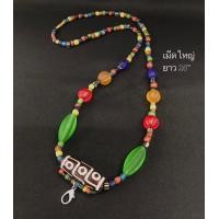 ราคา สร้อยคอลูกปัดโบราณ สร้อยคอลูกปัดทราวดี ลูกปัดหินสี ลูกปัดสวยงาม (12437022190)