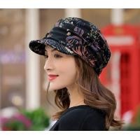 ราคา พร้อมส่ง หมวกแก๊ป หมวกลิ้นเป็ด เนื้อผ้านิ่ม ลวดลายดอกไม้สวยงาม (20676974975)