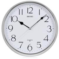 ราคา นาฬิกาแขวนผนังไซโก้ ตัวเรือนพลาสติก SEIKO รุ่น QXA001S สีเงิน QXA001G สีทอง ขนาด 28 ซม ตัวเลขอารบิคสีดำ ระบบ Quartz 3 เข็ม หน้าปัดสีขาว (1768906069)