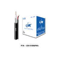 ราคา LINK สายสัญญาณ CABLE RG6 LINK W POWER WIRE CB 0109SPW 500M สาย RG6 แบบมีสายไฟ สำหรับงานกล้องวงจรปิด ยาวทั้งม้วน 500 เมตร (13841140607)