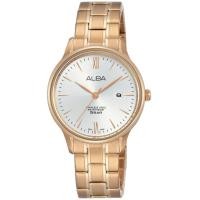 ราคา นาฬิกาข้อมือผู้หญิง ALBA Prestige รุ่น AH7N80X1 ขนาดตัวเรือน 30 มม หน้าปัดสีเงิน มีวันที่ Quartz 3 เข็ม ตัวเรือน และ สาย Stainless steel สีโรสโกล์ด (8092370636)