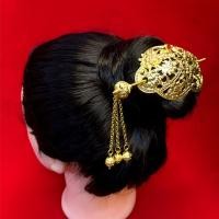 ราคา รัดเกล้า เครื่องประดับผม ชุดไทย รัดเกล้าชุดไทย สีทอง รัดเกล้าลายพิกุล BY Lucky stone4u life (12132269292)