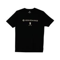 ราคา New2023ใหม่ปี2023 Giordano Mens Lion LOGO TEE 01090204 blackcotton SIGNATURE (20408262619)
