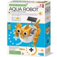 ราคา 4M Solar Hybrid Aqua Robot ชุดหุ่นยนต์ประกอบ หุ่นยนต์ปลาพลังงานแสงอาทิตย์ เคลื่อนที่ได้ ของเล่นเสริมทักษะ การประดิษฐ์ (7672658286)