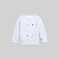 ราคา Polo Ralph Lauren Kids CARDIGAN Baby Boys Reversible Cotton Interlock Jacket เสื้อคาร์ดิแกนเด็ก รุ่น CWPOOTWI6020051 สี 400 BLUE (17016146306)