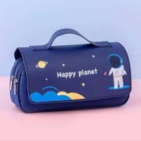 ราคา กระเป๋าดินสอแบบพกพา กระเป๋าดินสอความจุขนาดใหญ่ กระเป๋าเครื่องเขียนนักเรียน กล่องดินสอลายการ์ตูนน่ารัก กล่องใส่เครื่องเขียนเอนกประสงค์ (18946673423)