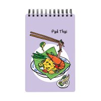 ราคา สมุด Mini Pop Up Pursenote สันห่วง I love Thailand ผัดไทย (20563918292)