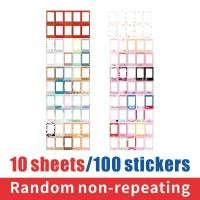 ราคา 100ชิ้นสติกเกอร์กรอบ Instax สติกเกอร์ขอบภาพสำหรับกล้อง Fujifilm Instax Mini 11 9 8 70 40 25 90 lipe evo (21170718655)