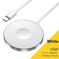 ราคา แท่นชาร์จไร้สายแบบเร็ว Essager15W สำหรับ iPhone 14 13 12 11Apple Watch 3 in 1แท่นชาร์จพับได้สำหรับ airpods Pro iWatch (21170861516)